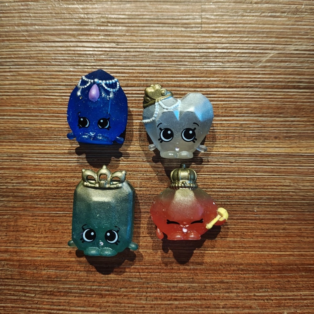 Shopkins Gemma Stone Exclusive Set 4 Emma Emerald Diamond Sophie Sapphire Ruby